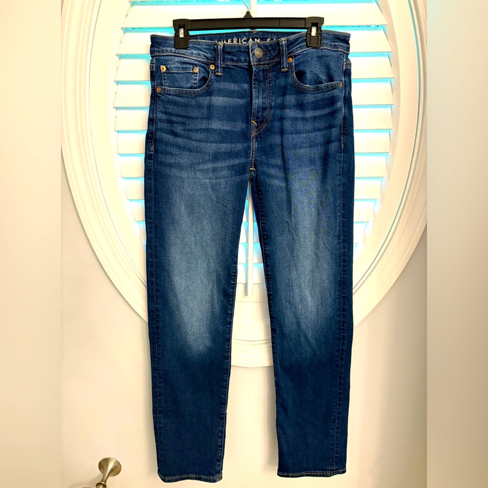 American Eagle original straight stretch denim‎ jeans size 30x32